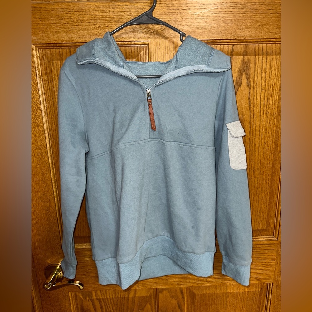 Hooded dressy sweater
